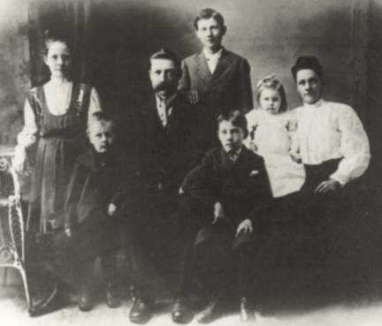 Mikal and Mary with their children
